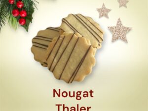 Nougat-Taler  - 100g